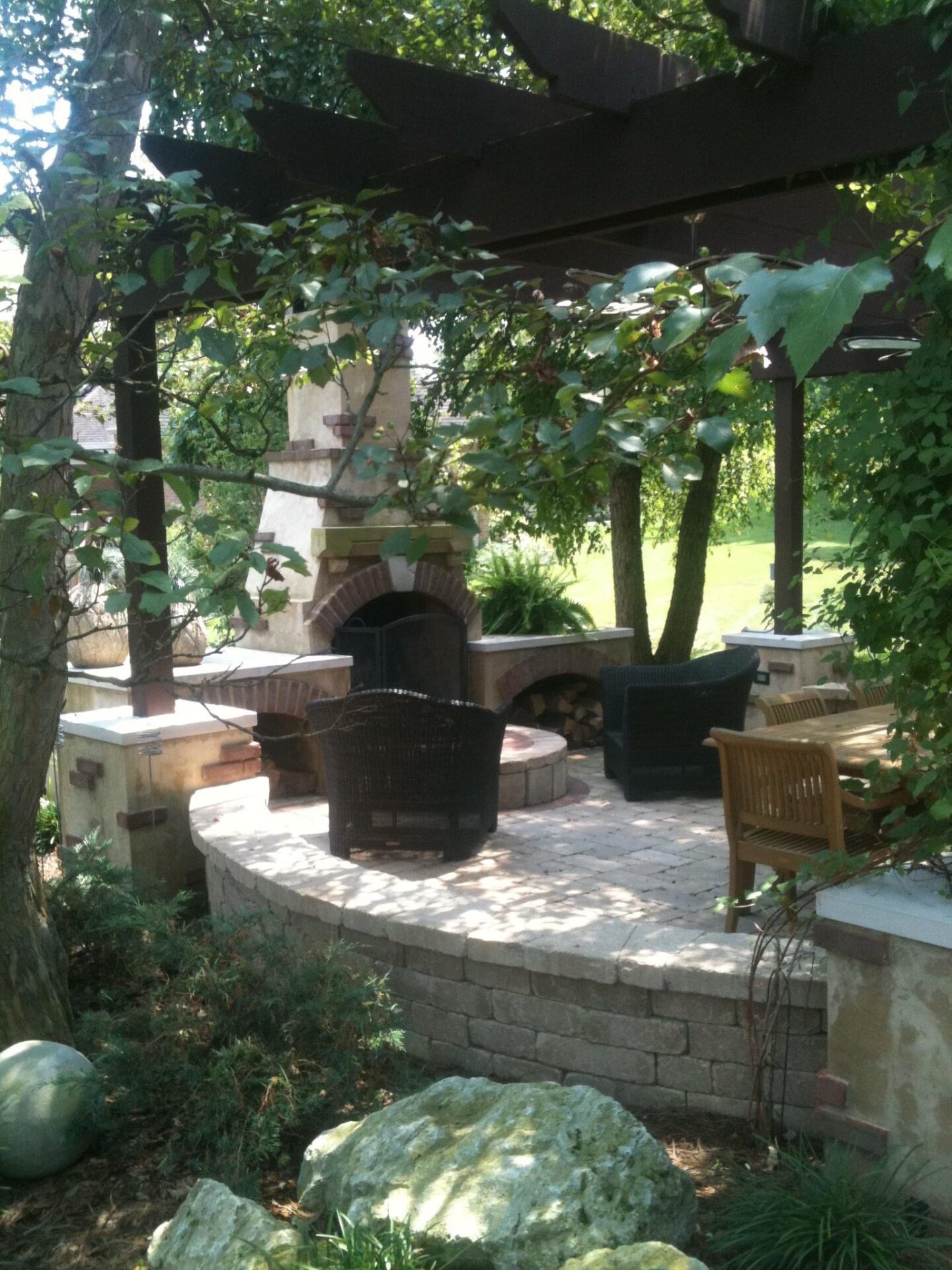 IMG_5250 Outdoor patio with fireplace